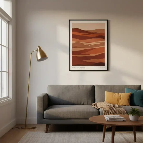 Malibu Print — Canyon