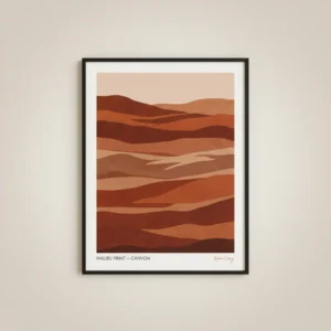 Malibu Print — Canyon